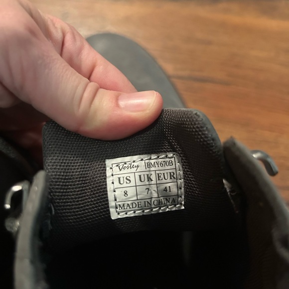 Excellent condition worn only once Vortey blue/gray matte men’s boots - Picture 4 of 4